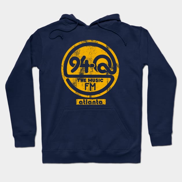 94Q Retro Radio Atlanta Hoodie by thedeuce